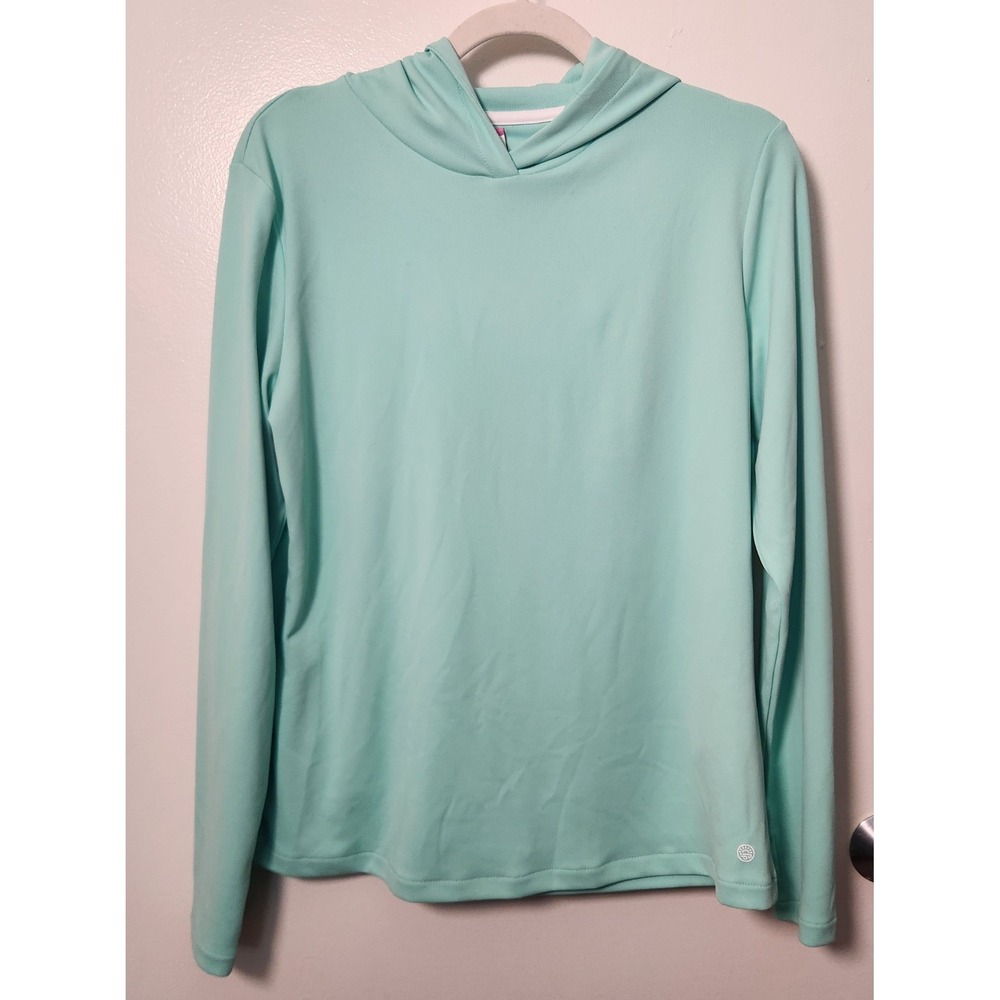 Footjoy FJ Tempo Series Medium Women's Pastel Green Sun Protection Hoodie Pocket